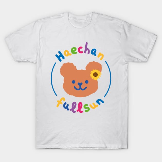 Haechan, the cute bear - NCT's fullsun. T-Shirt by Duckieshop